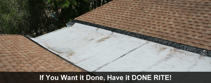 roof leak repair on a shingle roof in Tampa, FL. Repairs done right by Done Rite Roofing.