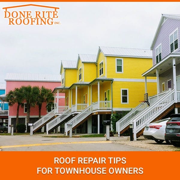 Roof Repair Tips for Townhouse Owners