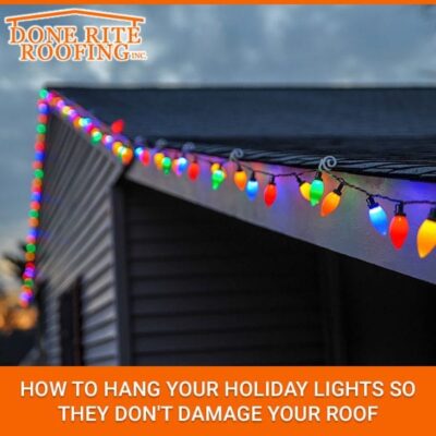 How To Hang Your Holiday Lights So They Don't Damage Your Roof