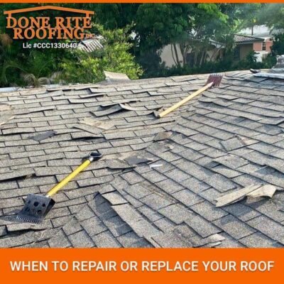 When To Repair Or Replace Your Roof