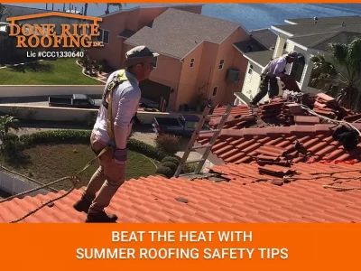 tips will help you stay safe while working on your roof this summer