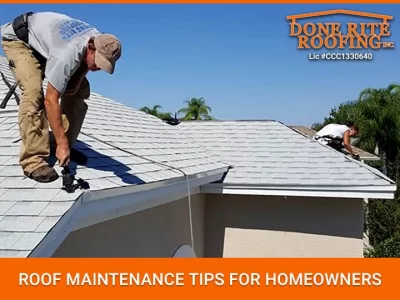 roof maintenance checklist
