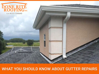 Signs you need gutter repairs and maintenance