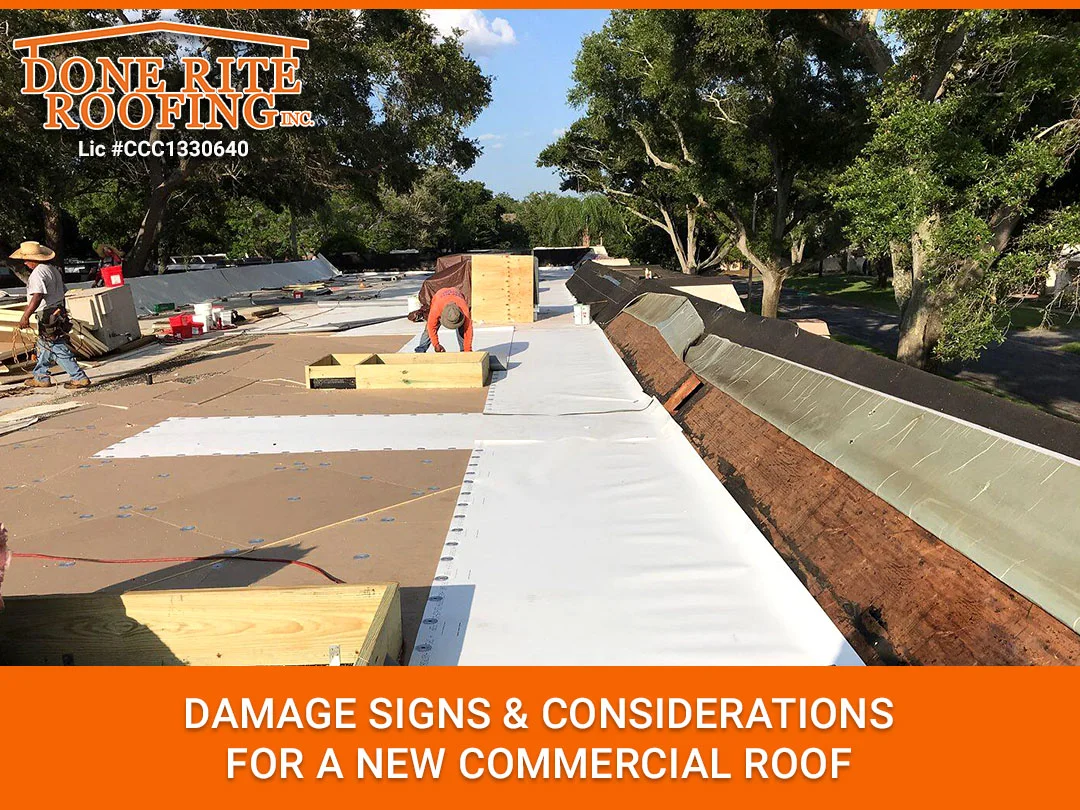 Signs It's Time to Replace Your Commercial Roof