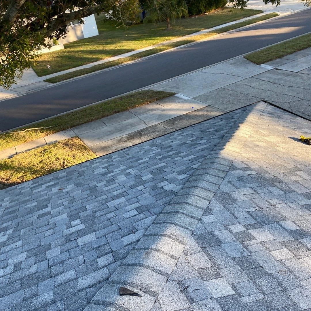 Roof Hip on New Roof Rplacement