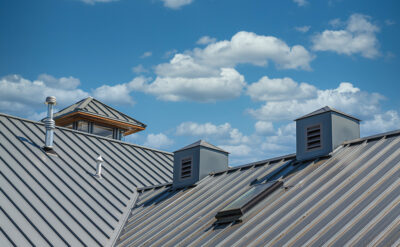 asphalt shingles and metal roofing